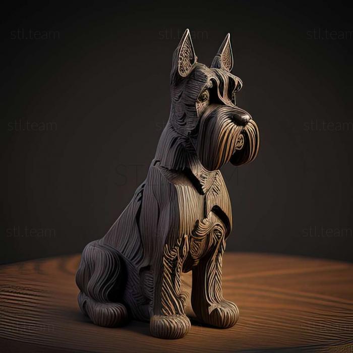 Zwergschnauzer dog